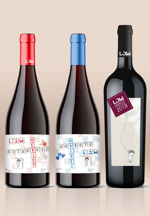 LJW - Diseño de nuevas etiquetas para Vinos